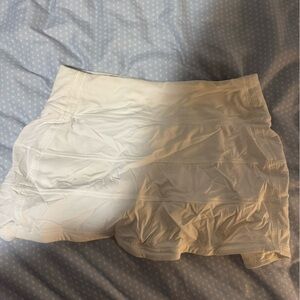 Lululemon White Pace Rival Skirt
